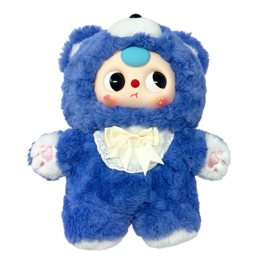 Baby Three 400% Sweet Baby Plush Blue Bear Lai Lai Rolling Eyes